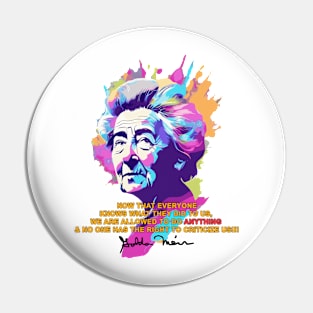 Golda Meir Pin