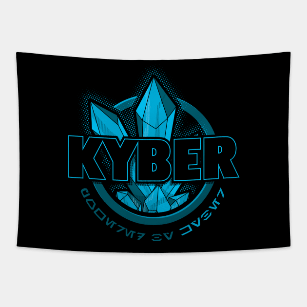 Powered by KYBER - blue Tapestry by TrulyMadlyGeekly