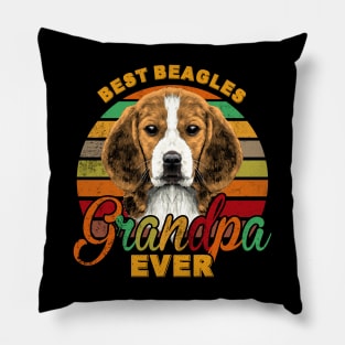Best Beagles Grandpa Ever Pillow