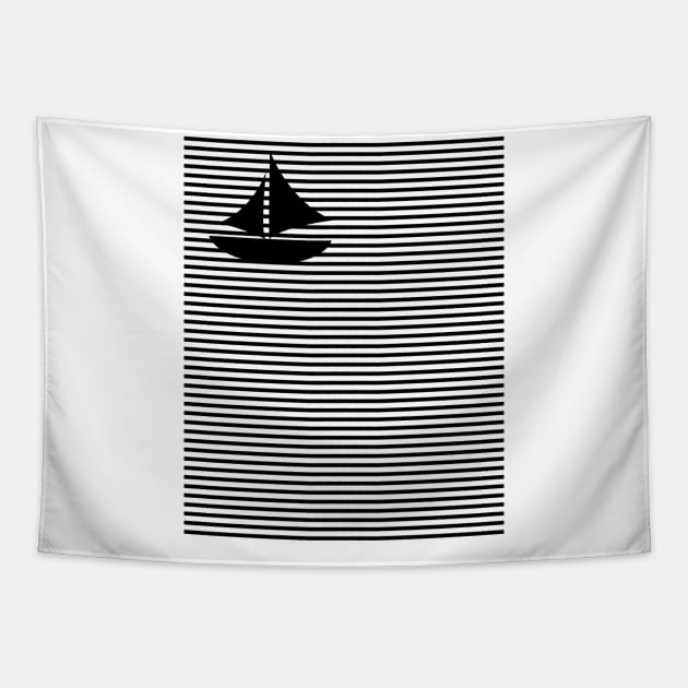 Sailboat Tapestry by ganola