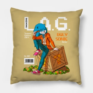 Ugly Sonic #2 Pillow