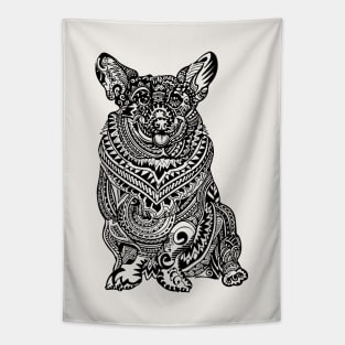 Polynesian Corgi Tapestry