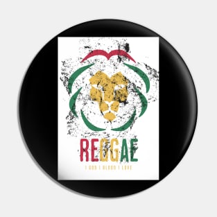 Lion Reggae - Colorful Pin