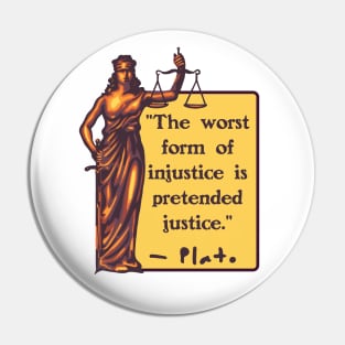 Lady Justice Pin