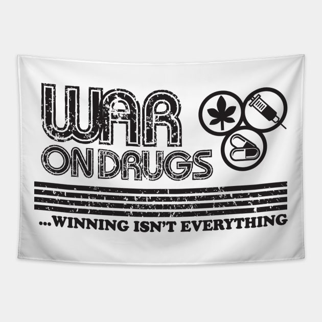 War on Drugs - Winning isn't Everything Tapestry by Evan Derian