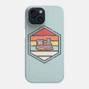 Retro Badge Locomotive light Phone Case