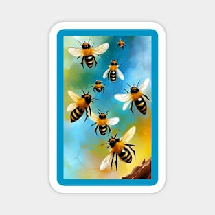 Honey bees Magnet