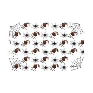 halloween autumn spider pattern T-Shirt