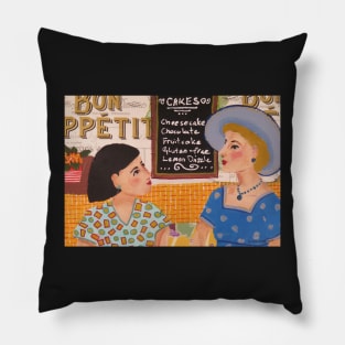 bon appetit ladies Pillow