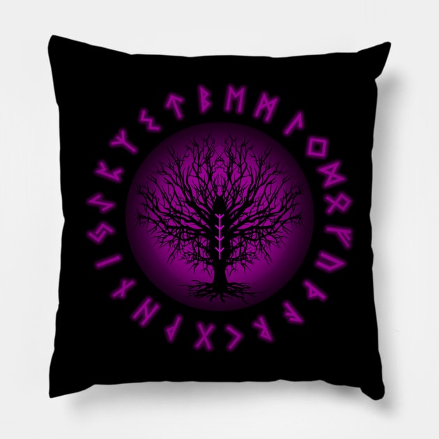 DRUID YGGDRASIL TREE 1 (P) Pillow by GardenOfNightmares