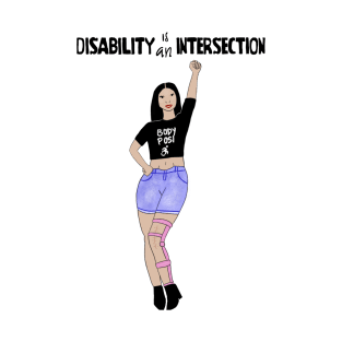 Disability is an Intersection Leg Brace T-Shirt