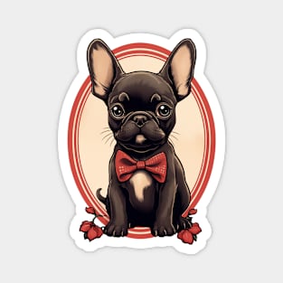 French Bulldog Tattoo Magnet