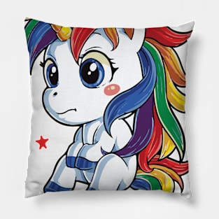 Ew People Unicorn Design Pillow