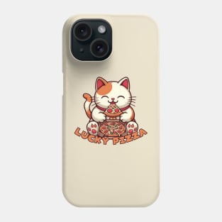 Maneki Neko Pizza cat Phone Case