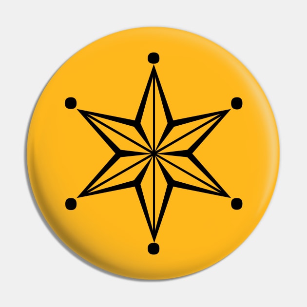 SIX POINT STAR Pin by SAMUEL FORMAS