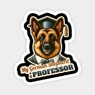 German Shepherd Professor Magnet