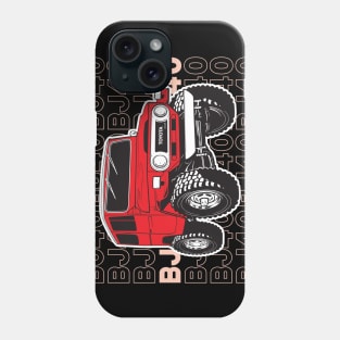 BJ40 Stacked in Red Phone Case