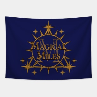 Magical Miles M logo Tapestry