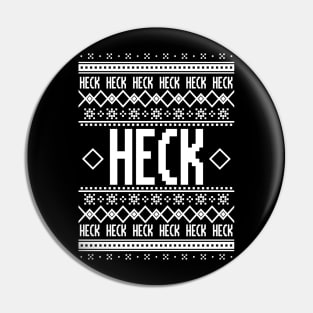 Holiday Heck Pin