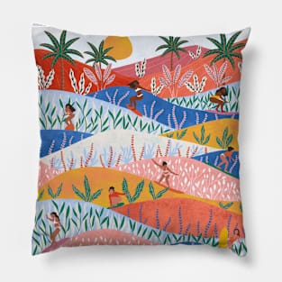 Surfer girls Pillow