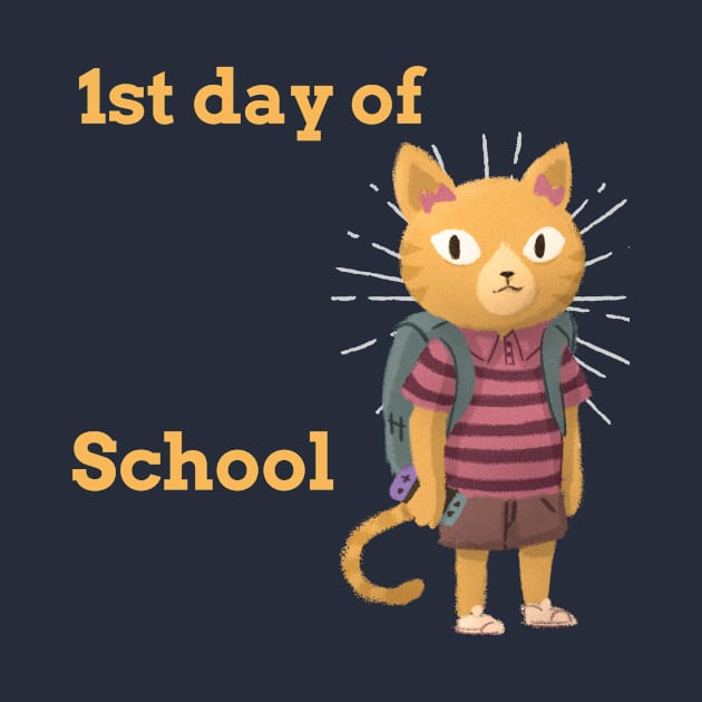 1st day at school by Zipora