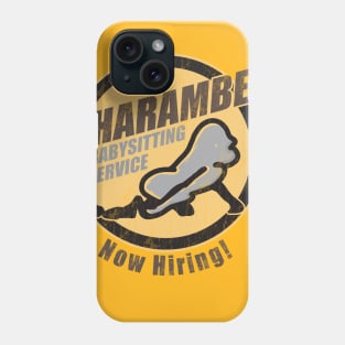 Harambe's Babysitting Services Phone Case