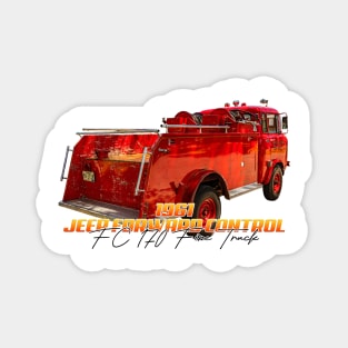 1961 Jeep Forward Control FC 170 Fire Truck Magnet