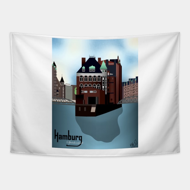 Hamburg Tapestry by Racoart