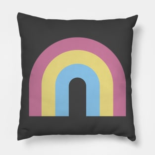 Pansexual Flag Rainbow Design Pillow