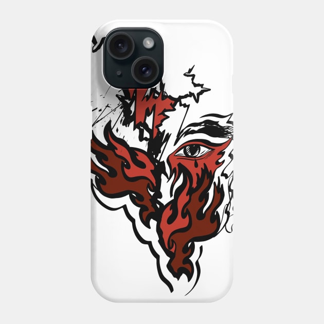Visual Eyes (Colored) Phone Case by LLDesign3r