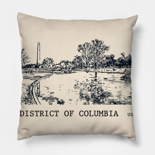 District of Columbia USA Pillow