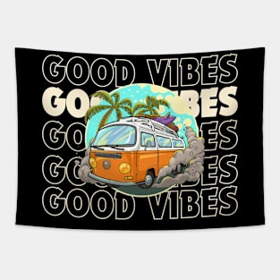 Good vibes Summer style Tapestry