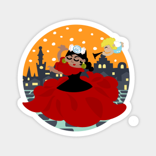 Navidad Flamenca Magnet