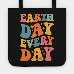 Earth Day Every Day Retro Vintage Sunset Happy Earth Day Tote