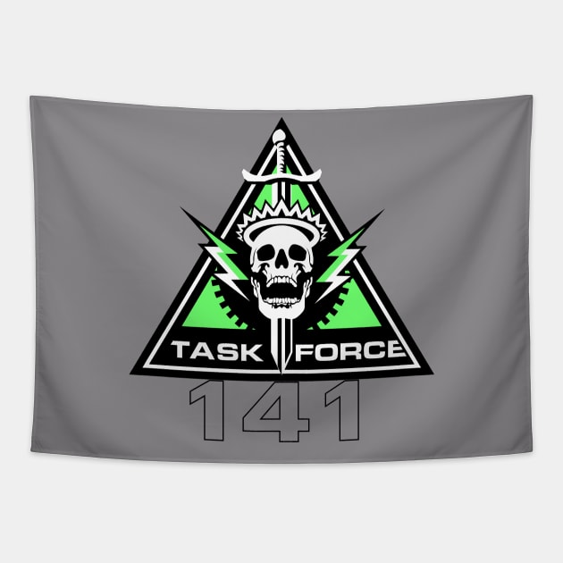 Call of Duty Modern Warfare 2 Task Force 141 emblem Tapestry by MaxDeSanje 