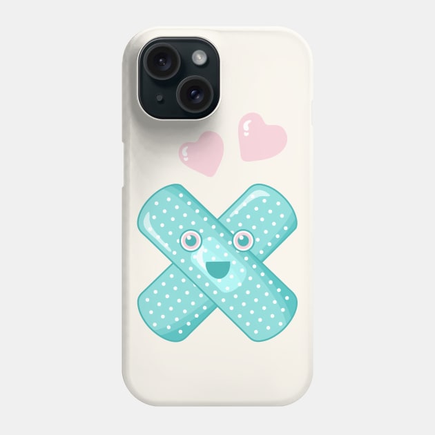 Pastel Happy Plaster Phone Case by XOOXOO