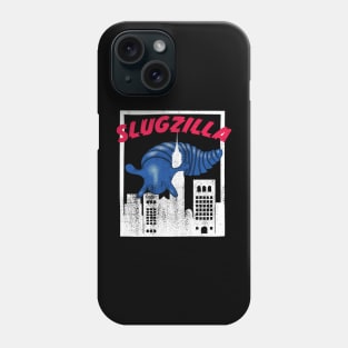 Blue Slugzilla 3D Printed Sensory Slug Rampages New York! Phone Case