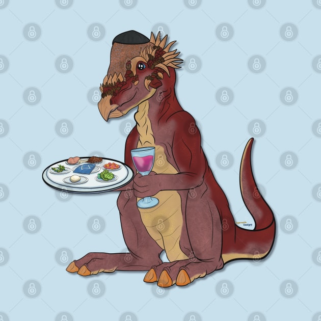 HoliDinos: Passover Pachycephalosaurus by tygerwolfe