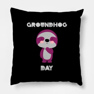 Groundhog Day Pillow