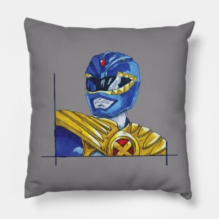 Blue Warrior Pillow