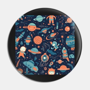 Space Pattern Pin