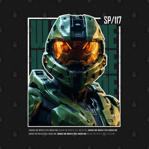 Halo game quotes - Master chief - Spartan 117 - Realistic #1 by trino21