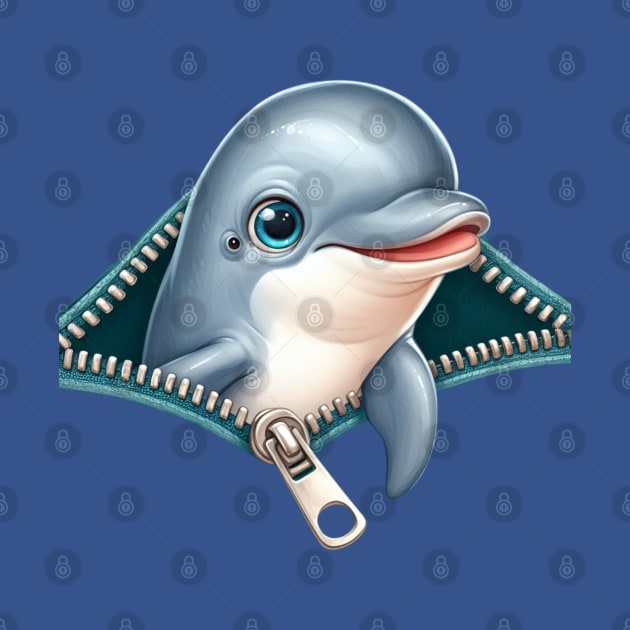 cute dolphin by katalinaziz