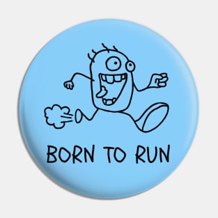 Harvey was Born to Run Pin