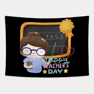 Happy teacher day, best teacher Tapestry