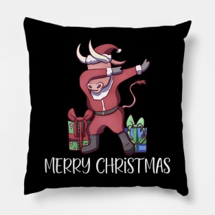 Christmas Dabbing Ox Pillow