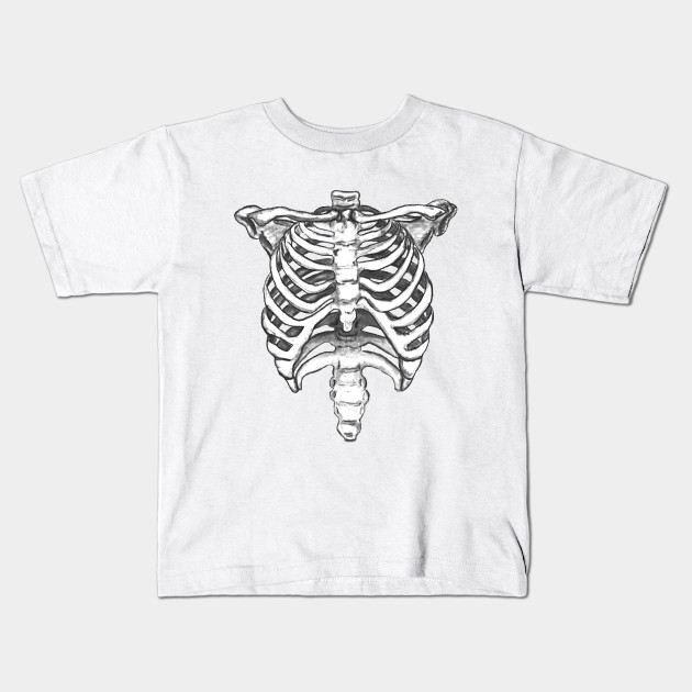 Skeleton Rib Cage Bones  Kids T-Shirt for Sale by ArtVixen