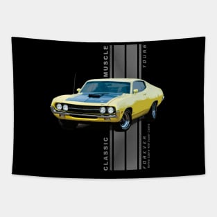 Torino 429 Super Cobra Classic American Muscle Cars Vintage Tapestry