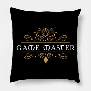 GM Tabletop Game Master Nerdy Gift Idea Pillow