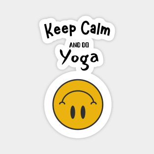 Keep Calm yoga design Magnet